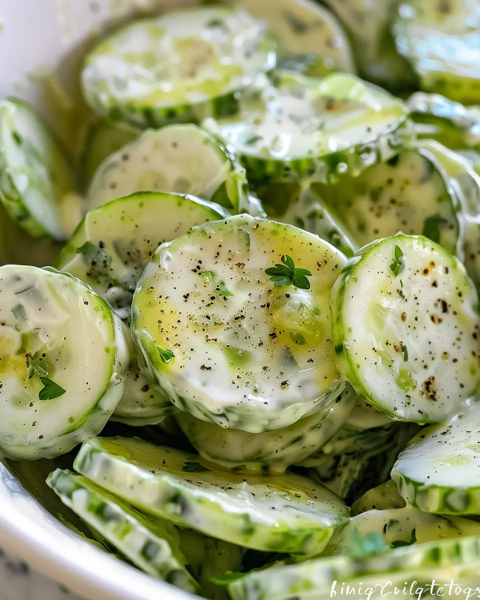 Creamy Cucumber Salad: The Best Refreshing Side Dish Recipe