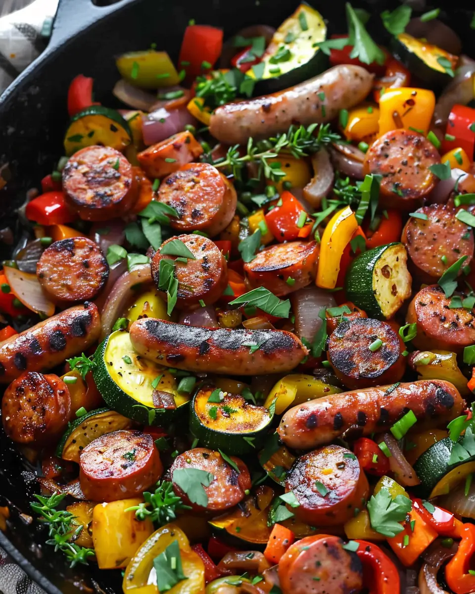 Sausage and Veggies Skillet: Easy Comfort Food Your Family Craves