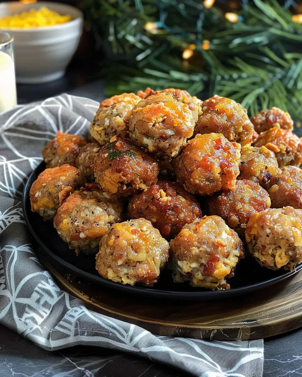 Sausage Balls Recipe: Easy Bisquick Snack &amp; Homemade Eggnog Guide