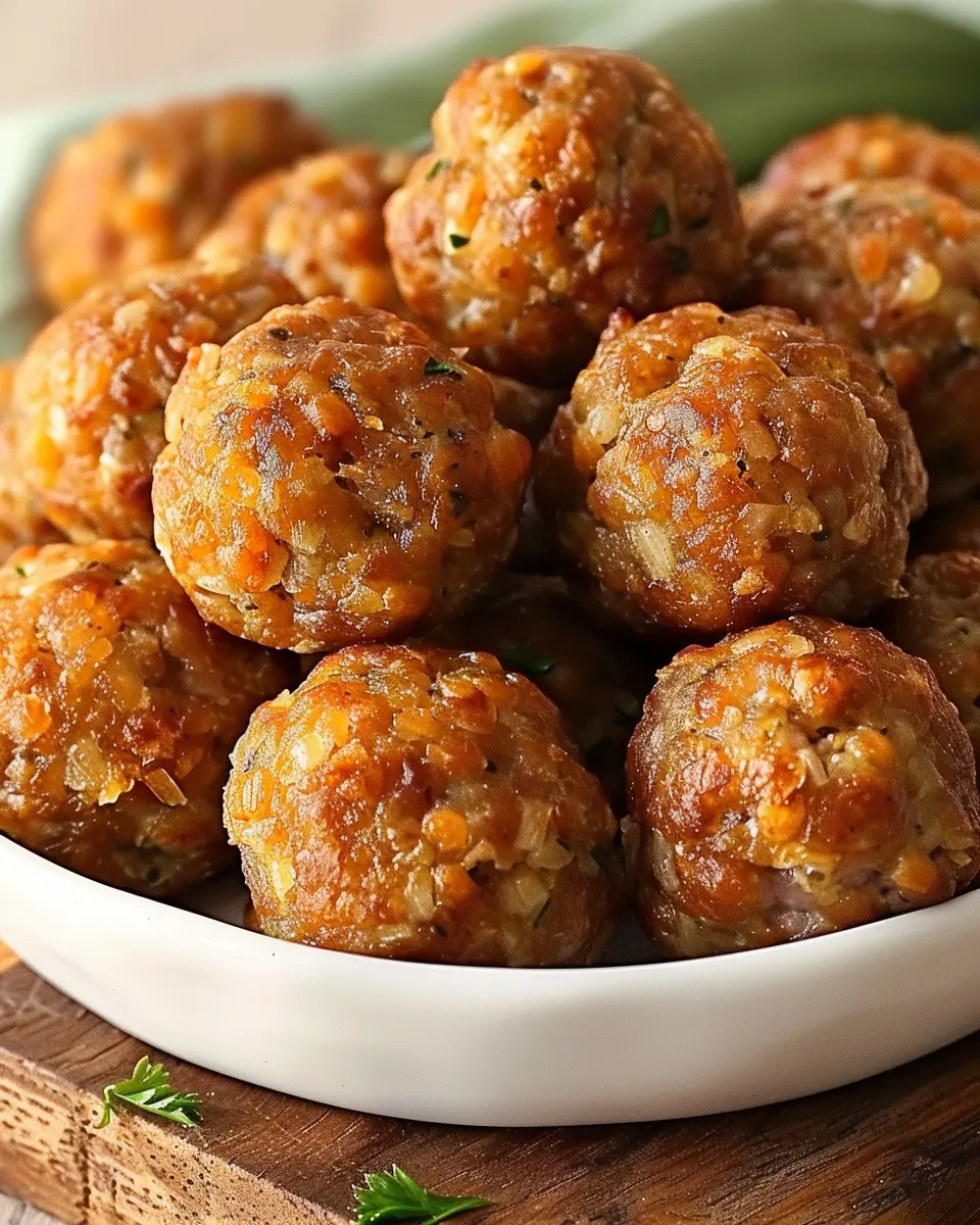 Bisquick Sausage Balls with Turkey Bacon: Easy, Flavorful Bites
