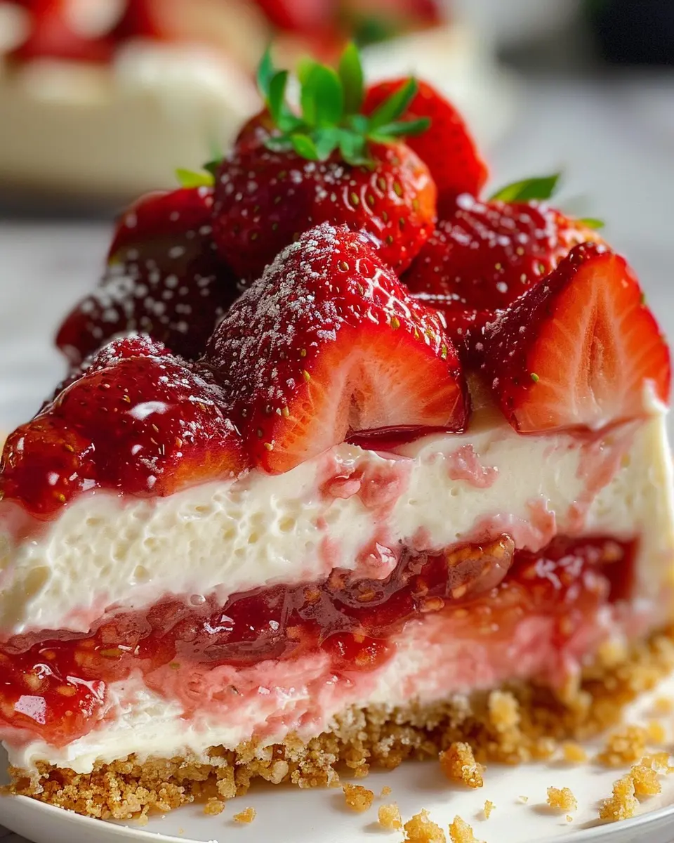 Strawberry Shortcake Cheesecake Bliss: The Best Homemade Delight