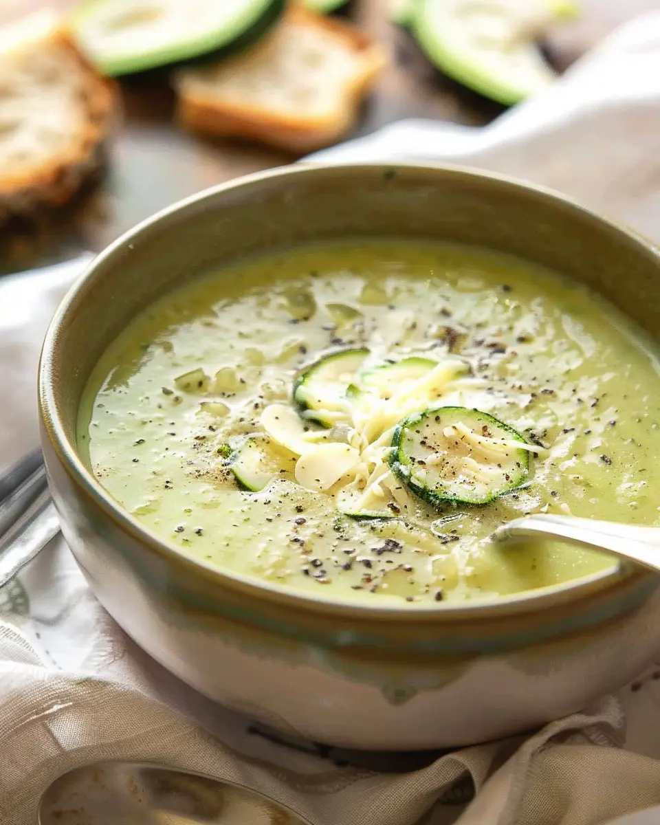 Healthy Creamy Zucchini Soup: A Comforting & Guilt-Free Delight
