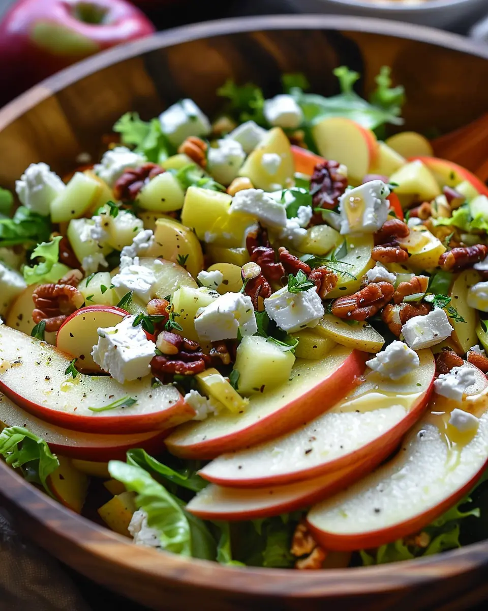 Autumn Harvest Honeycrisp Apple and Feta Salad: A Fresh Delight