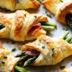 Prosciutto Asparagus Puff Pastry Bundles