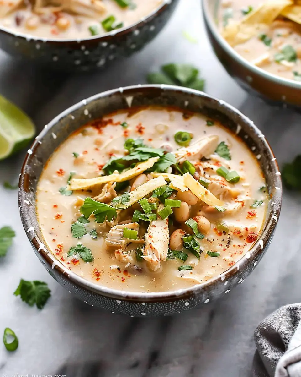 White Chicken Chili: Easy, Hearty Comfort with Turkey Bacon