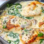 Creamy Chicken Breast in Spinach Parmesan Sauce