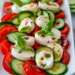 Cucumber Caprese Salad Recipe