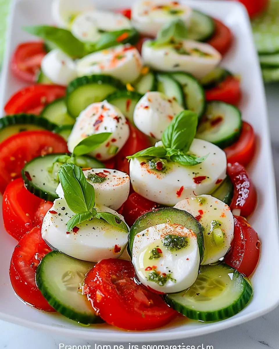 Cucumber Caprese Salad Recipe: The Best Fresh Twist You’ll Love