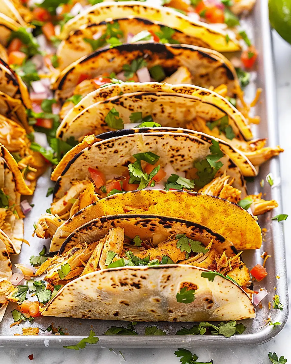 20 Minute Mini Baked Chicken Tacos: Easy Family-Friendly Fun