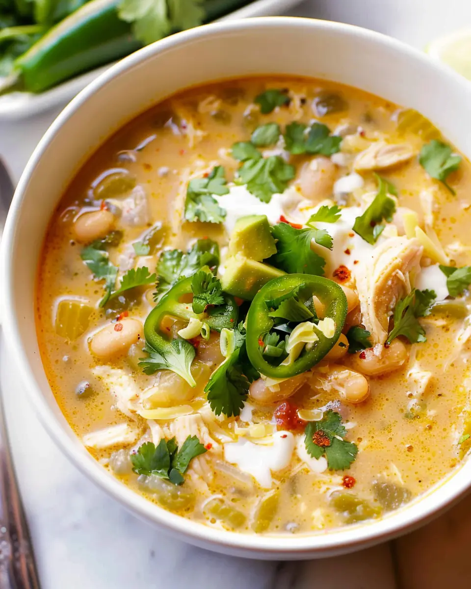 Healthy White Chicken Chili: A Comforting Bowl of Goodness