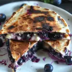 Blueberry Breakfast Quesadilla