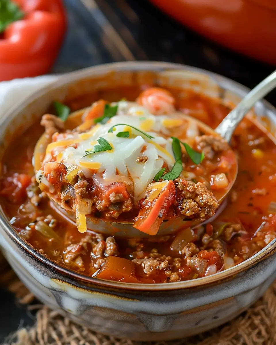 Stuffed Peppers Soup: Easy and Delicious Comfort Food Recipe