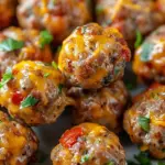 Irresistibly Easy Rotel Cream Cheese Sausage Balls
