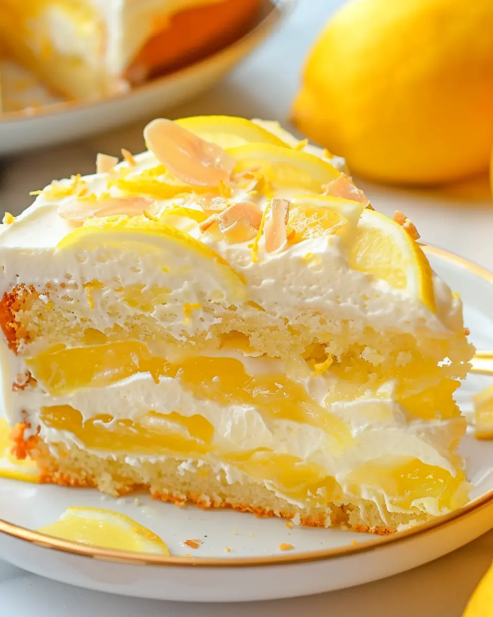 Lemon Heaven On Earth Cake: A Delightfully Easy Treat to Savor