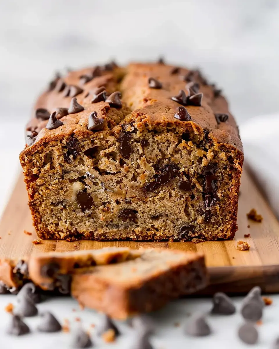 Peanut Butter Chocolate Chip Banana Bread That’s Simply Irresistible