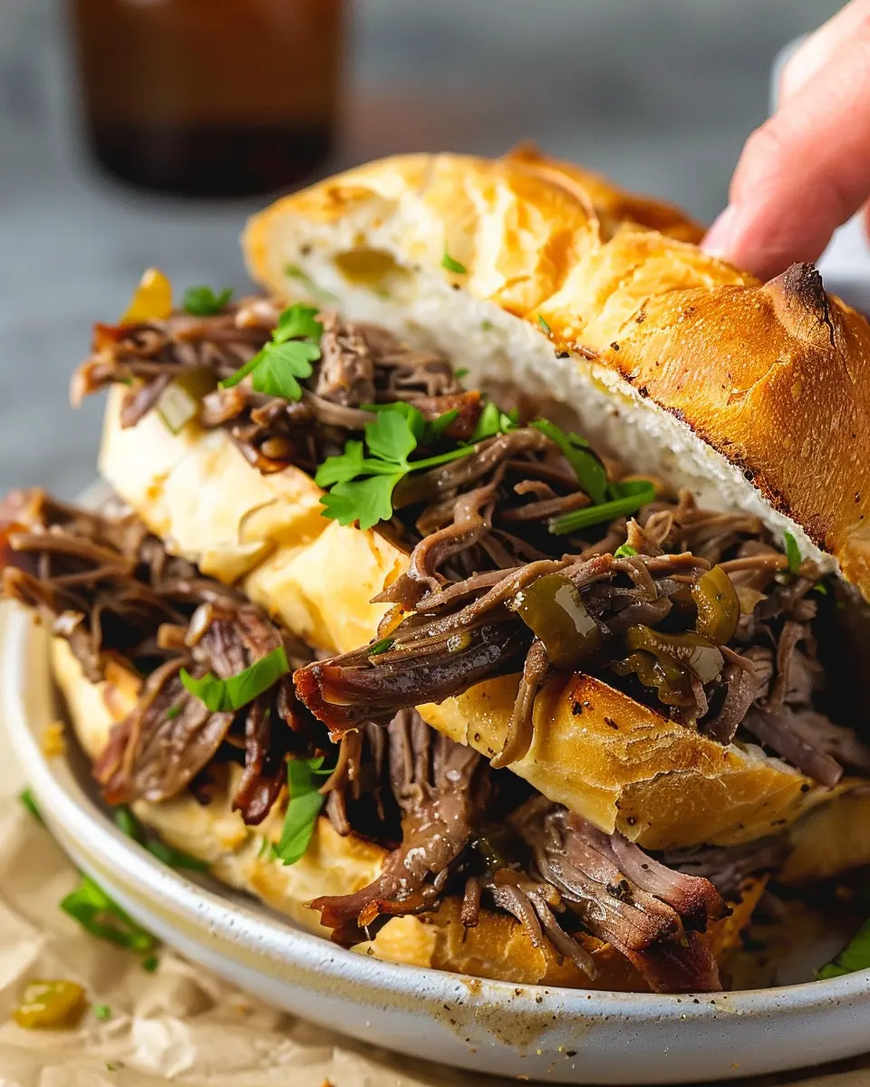 Slow Cooker Italian Beef Sandwiches: Juicy and Easy Comfort Food