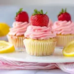Strawberry Lemonade Cupcakes
