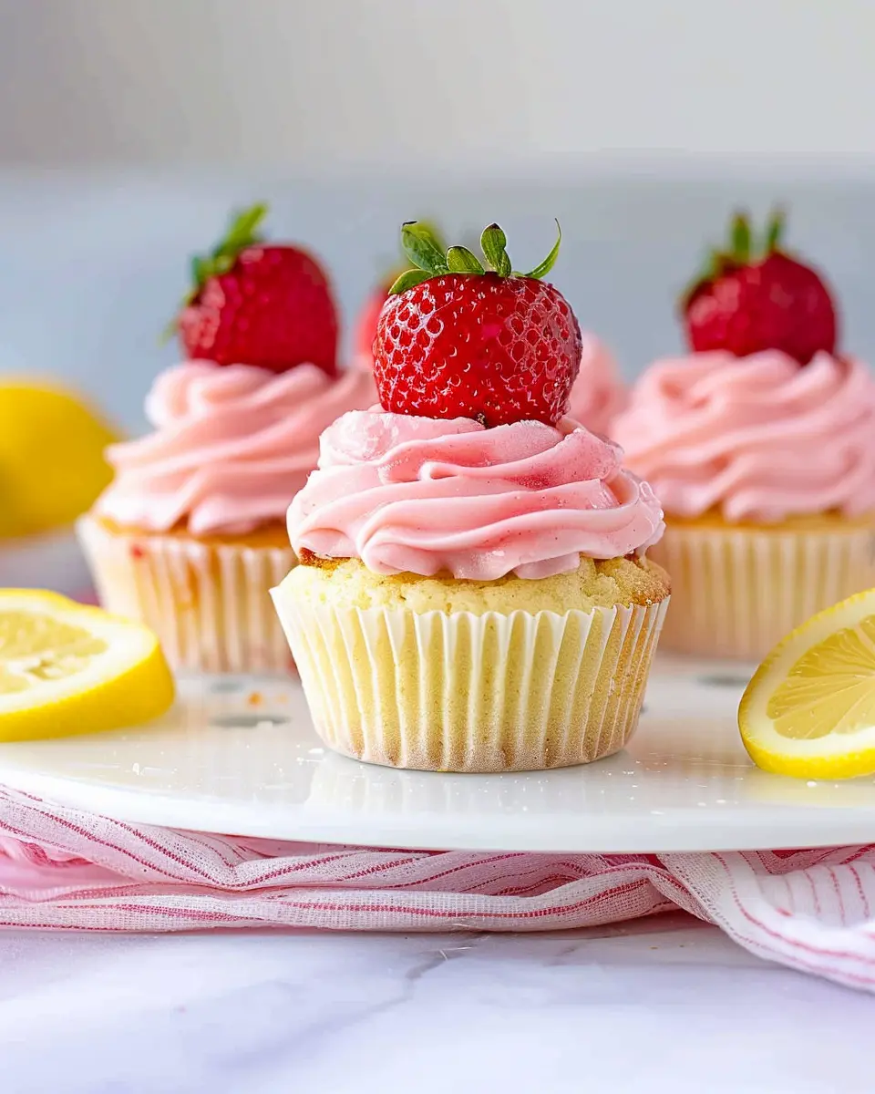 Strawberry Lemonade Cupcakes: The Best Sweet Summer Treat