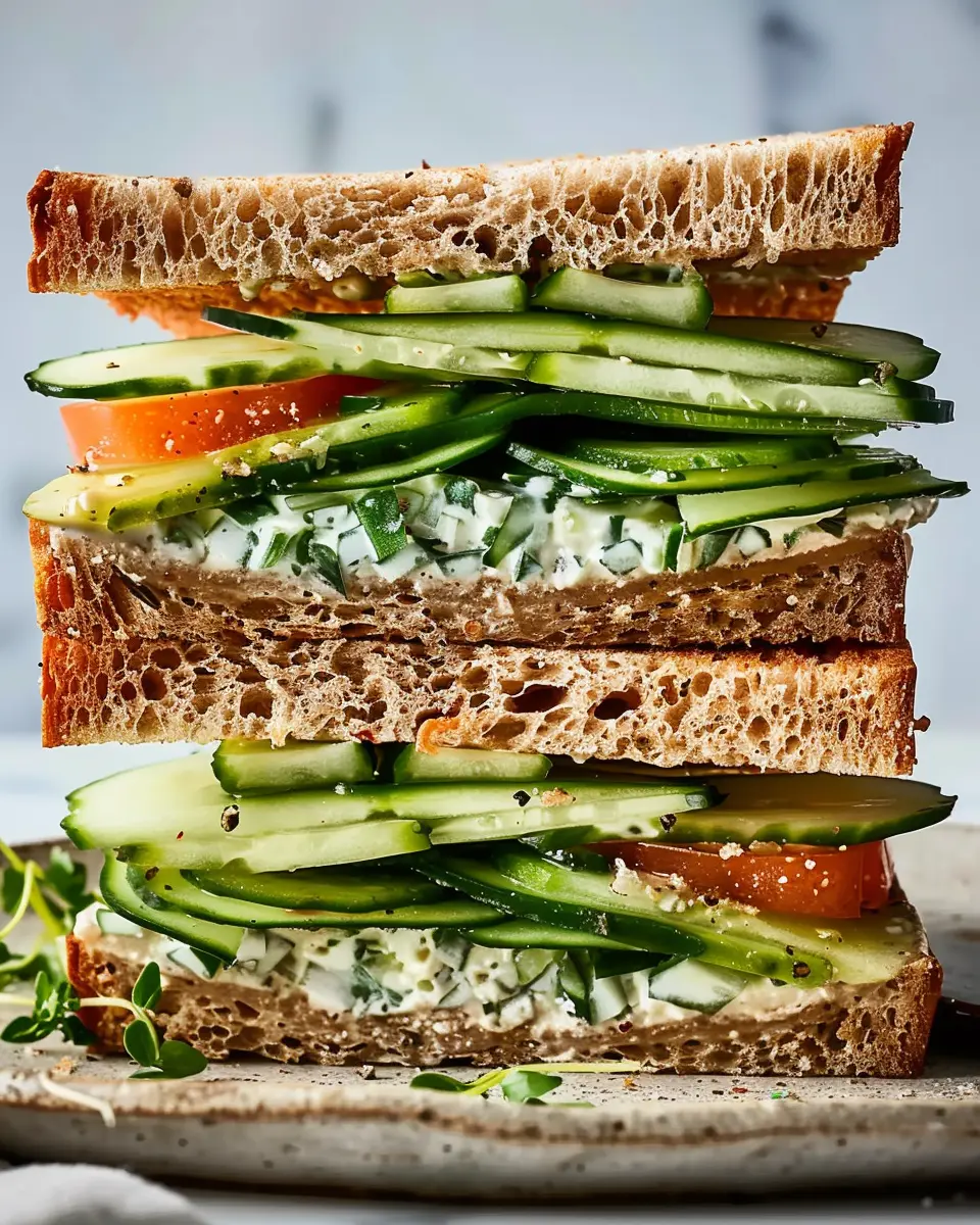 Cucumber Sandwich Delight: Easy Recipes for Fresh Flavor