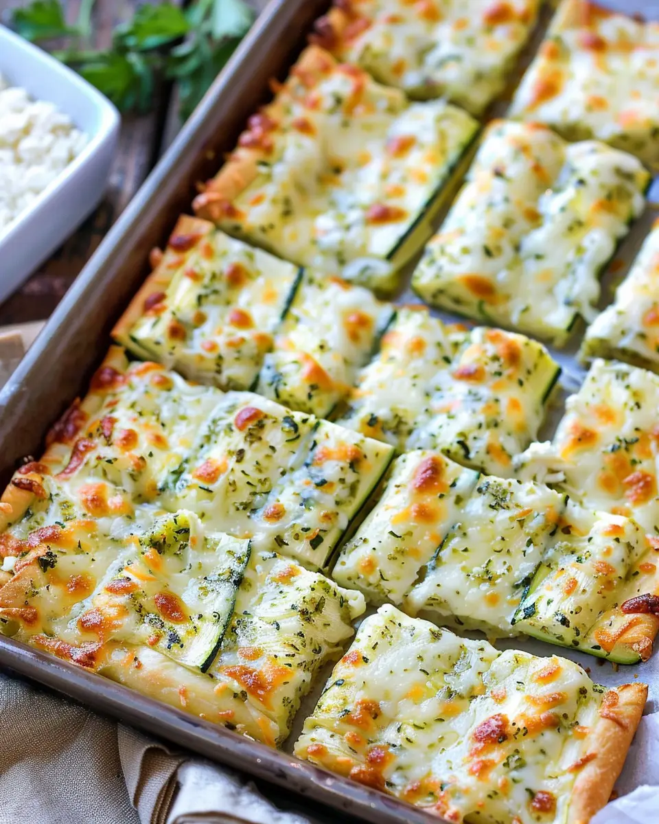 Cheesy Zucchini Breadsticks: The Easy, Irresistible Snack You’ll Love