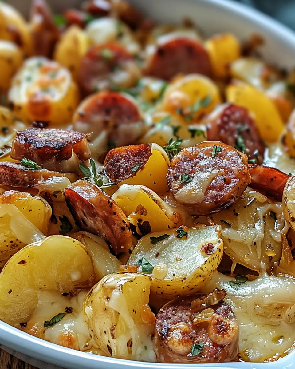 Cheesy Ranch Potatoes and Smoked Sausage: The Best Comfort Dish