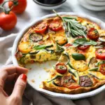 Crustless Garden Vegetable Quiche