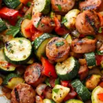 20 Minute Sausage and Zucchini Skillet