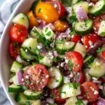 Mediterranean Cucumber Tomato Salad
