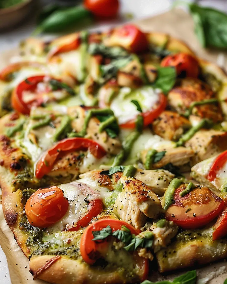 Chicken Pesto Flatbread: The Easy, Irresistible Homemade Delight