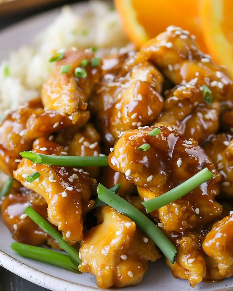Healthy Orange Chicken Recipe: A Juicy Twist with Turkey Bacon