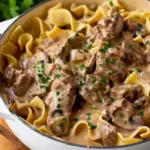 Slow Cooker Beef Stroganoff