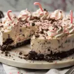 No Bake Peppermint Oreo Cheesecake