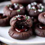 Chocolate Thumbprint Cookies