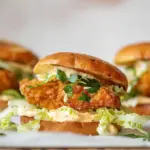 Crispy Chicken Caesar Sandwiches