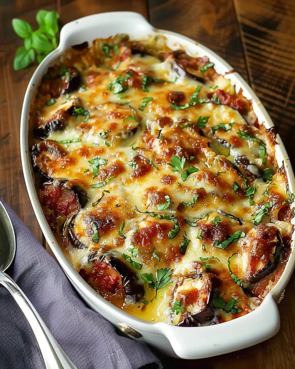 Eggplant Italian Sausage Gratin: A Cozy, Comforting Delight