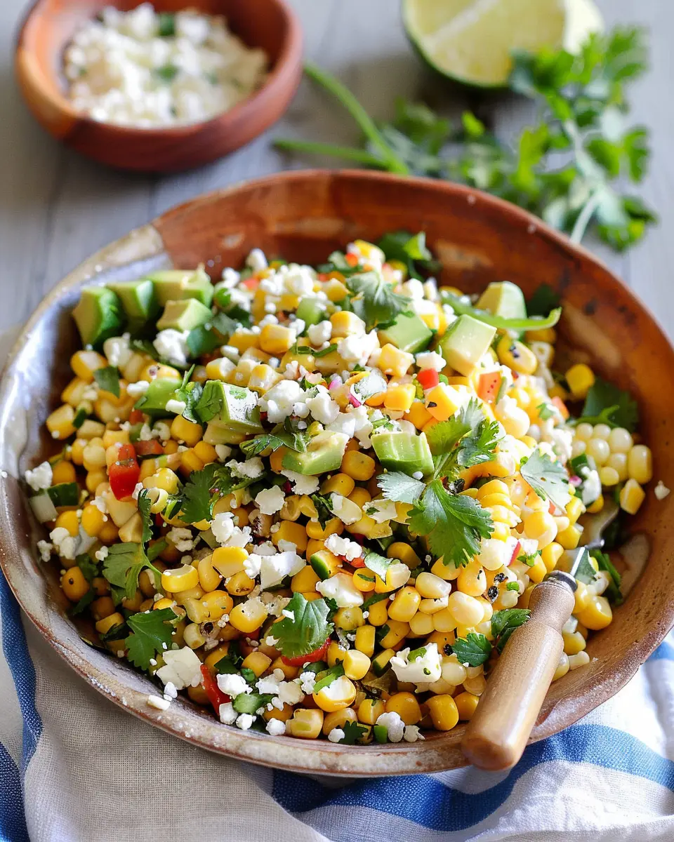 Mexican street corn salad: A simple and tasty twist with turkey bacon