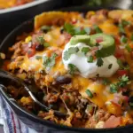 Ground Chicken Taco Casserole