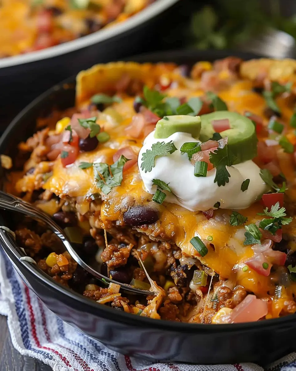 Ground Chicken Taco Casserole: A Deliciously Easy Family Favorite