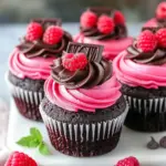 Raspberry Chocolate Cupcakes