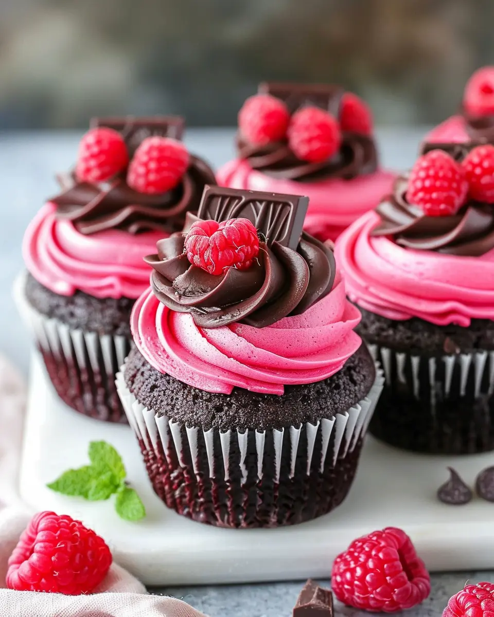 Raspberry Chocolate Cupcakes: The Indulgent Treat You’ll Love