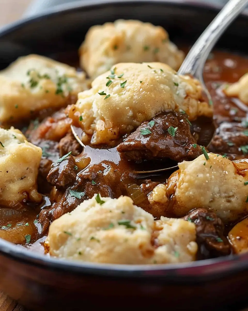 Beef Stew with Dumplings: The Comforting Family Favorite Recipe