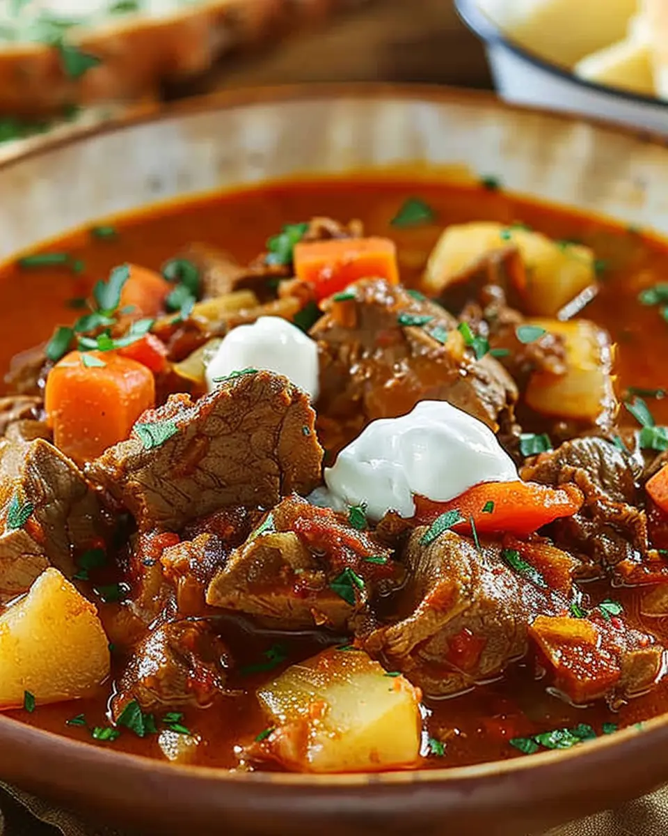 Authentic Hungarian Goulash: A Hearty &amp; Flavorful Experience