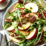 Apple Pecan Arugula Salad