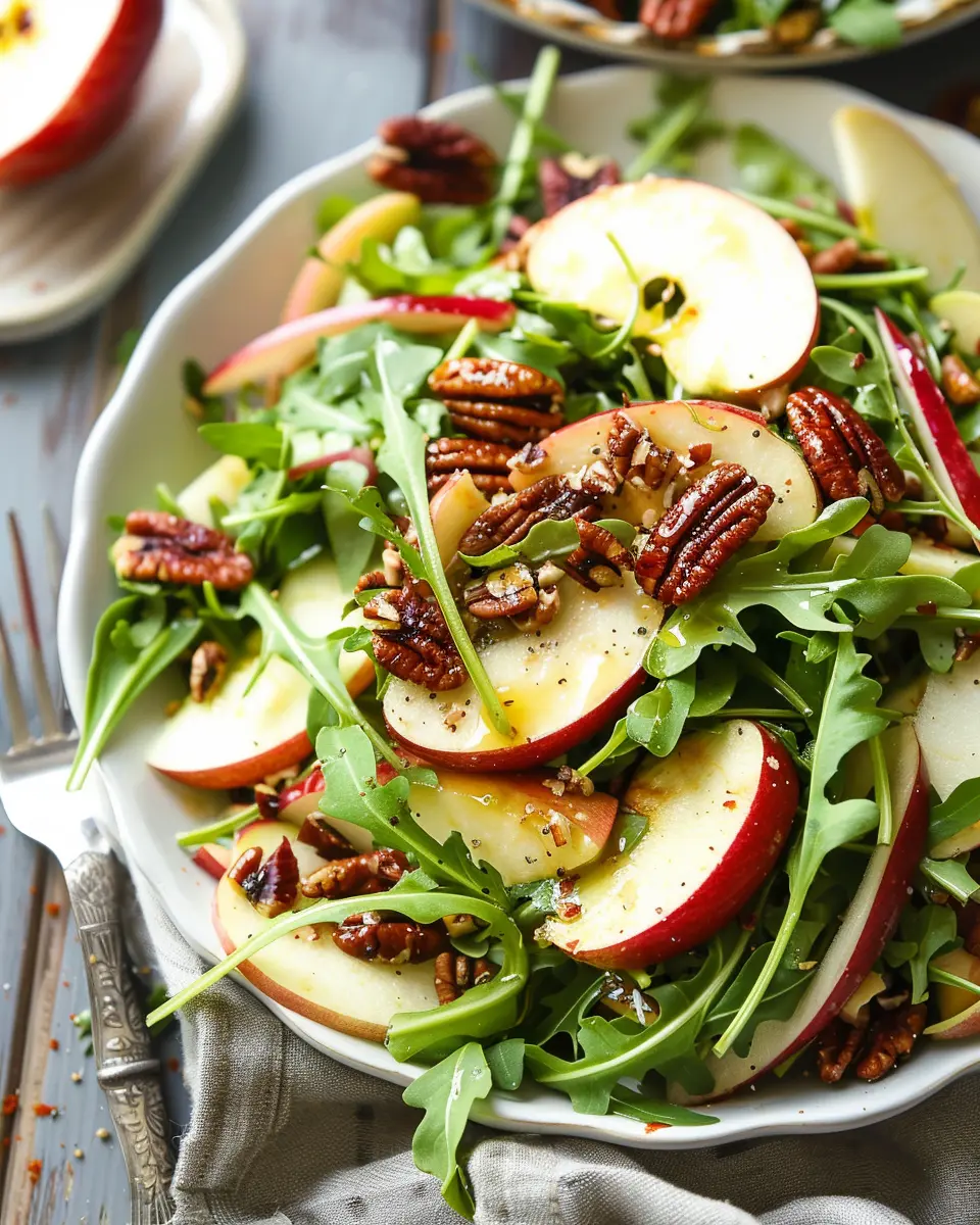 Apple Pecan Arugula Salad: A Fresh and Easy Delight for Everyone
