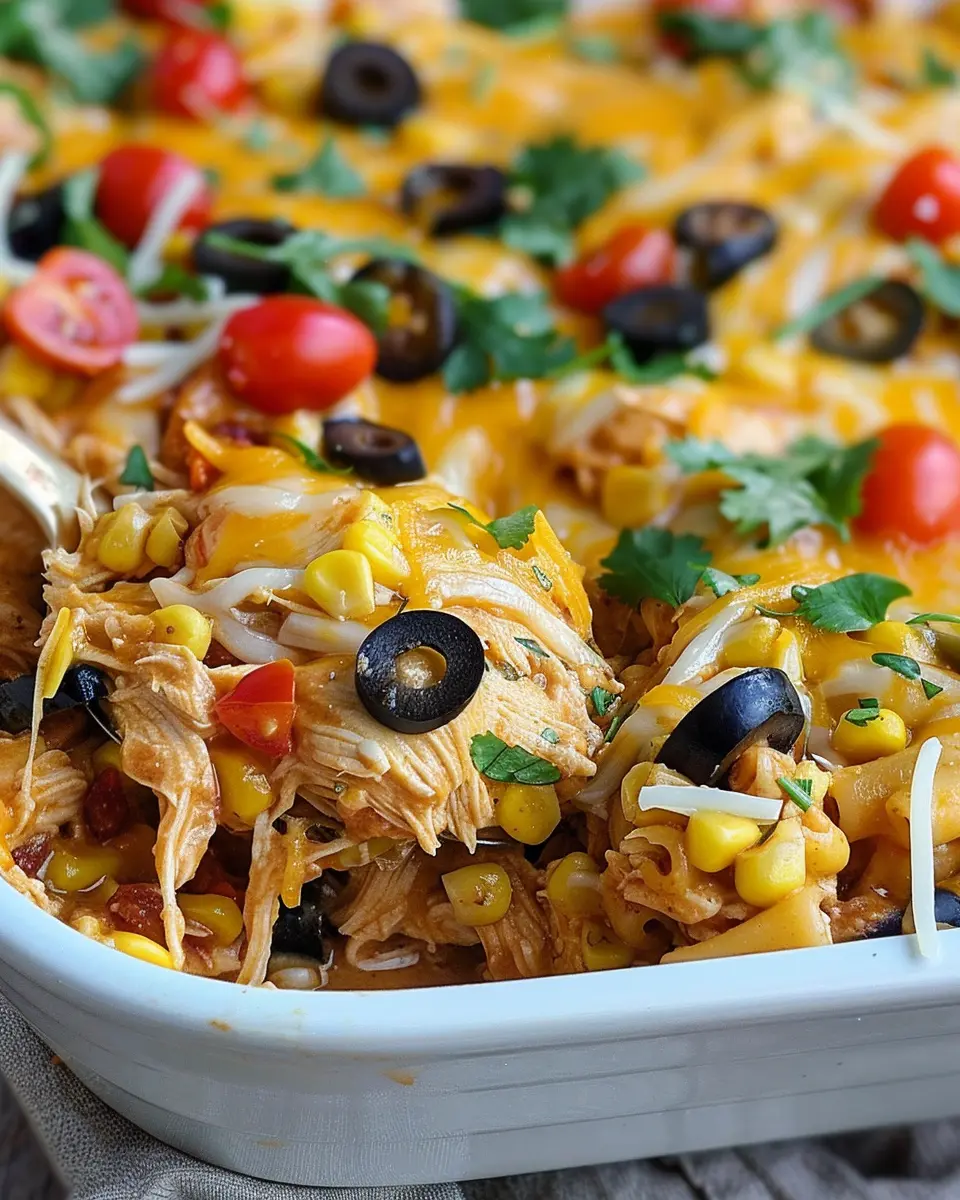 Fiesta Chicken Casserole: An Easy, Indulgent Family Favorite